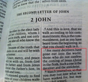 2 John 1:7